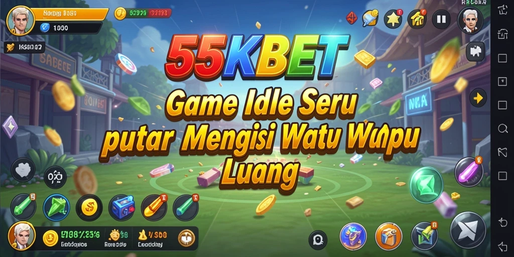 Gameplay seru dengan kemajuan otomatis di 55KBET.