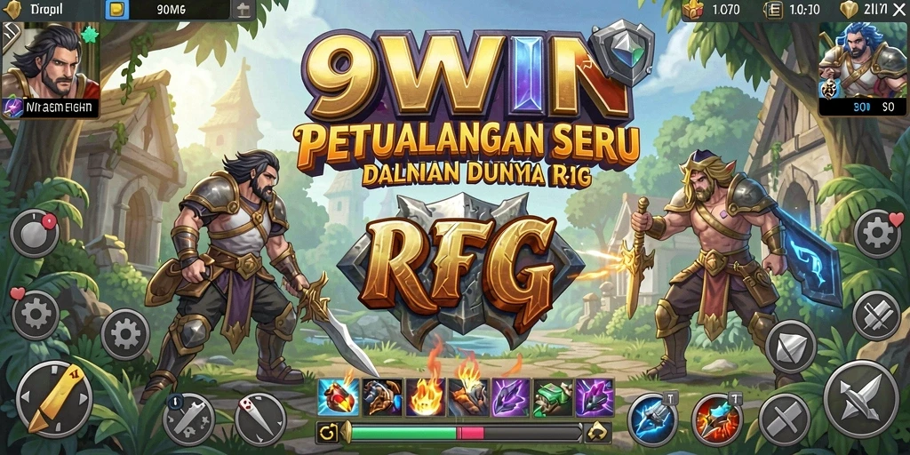 Tampilan gameplay seru di dunia RPG 9WIN.