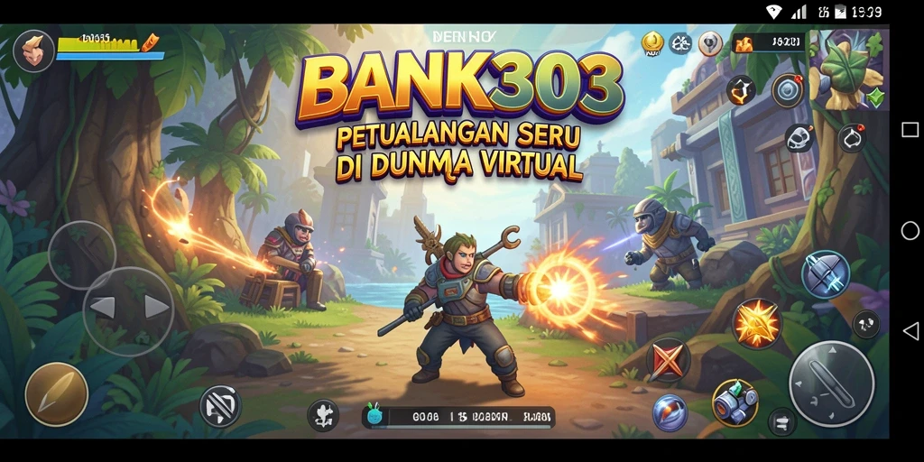Tampilan gameplay BANK303 dengan aksi petualangan yang seru dan grafis menakjubkan.