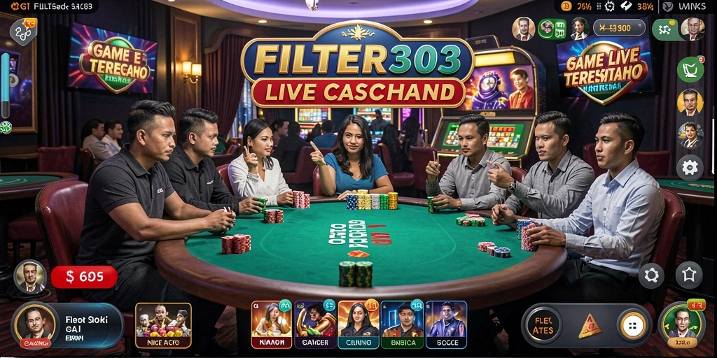 Gameplay menarik dengan dealer langsung di FILTER303.