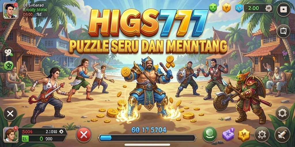 Tampilan gameplay Puzzle HIGGS777 yang menarik dan penuh tantangan.
