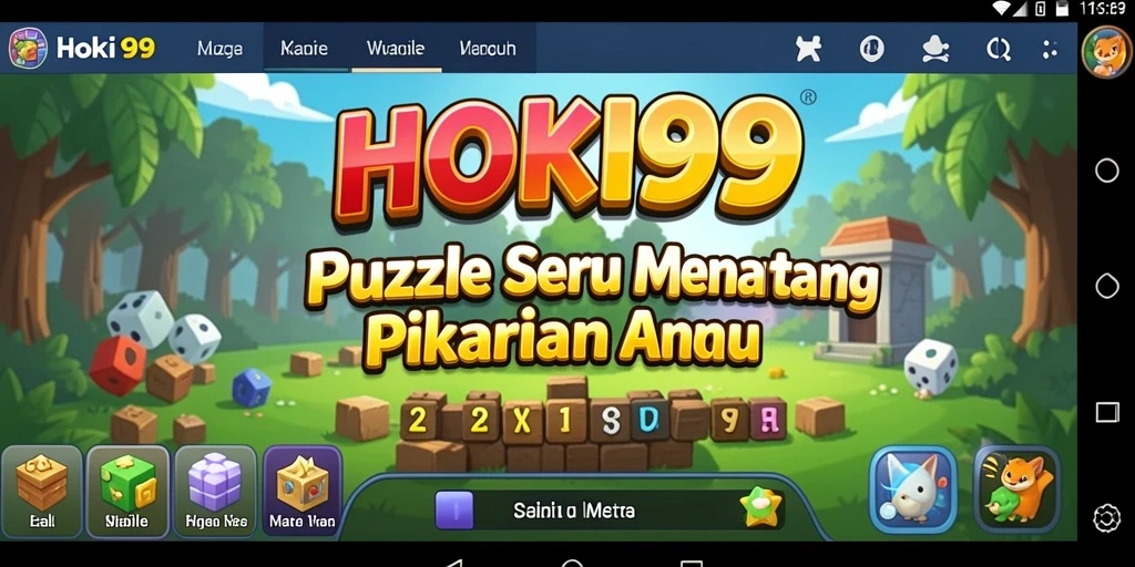 Screenshot HOKI99 menampilkan serunya gameplay Puzzle yang menantang.