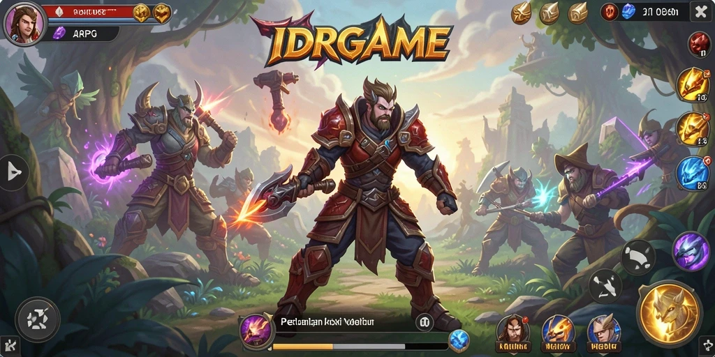Tampilan gameplay ARPG yang seru dan mengasyikkan dalam IDRGAME.
