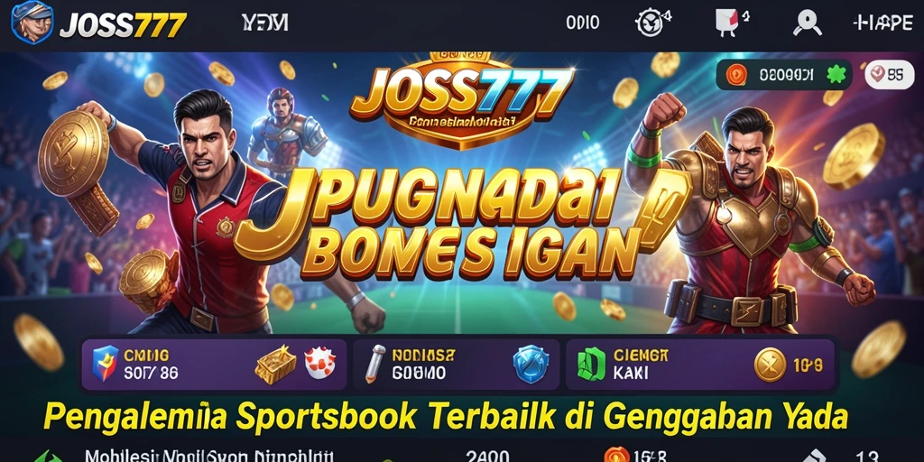Screenshot utama JOSS777 menunjukkan antarmuka yang menarik dan mudah digunakan.