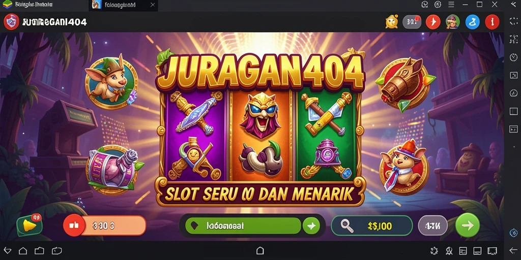 Tampilan gameplay JURAGAN404 yang menarik dan seru.