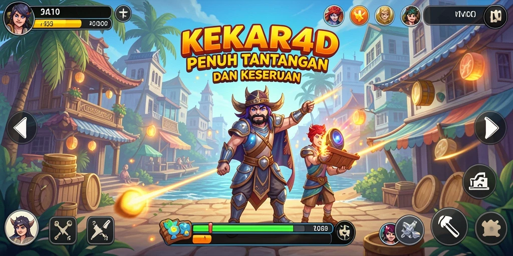 Screenshot gameplay <strong>KEKAR4D</strong> menampilkan aksi seru dan tantangan yang dihadapi pemain.