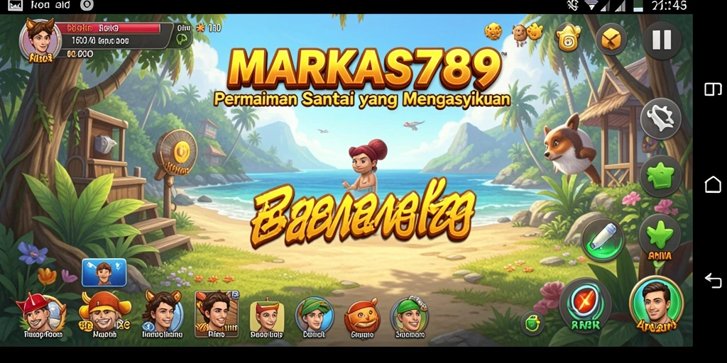 Screenshot utama MARKAS789 menampilkan gameplay yang asyik dan seru.