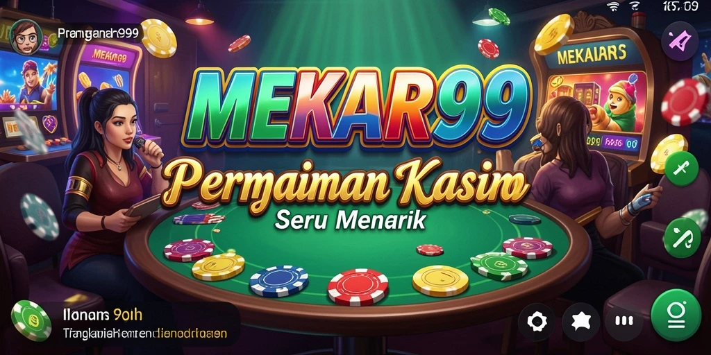 Tampilan menarik dari gameplay Kasino MEKAR99.
