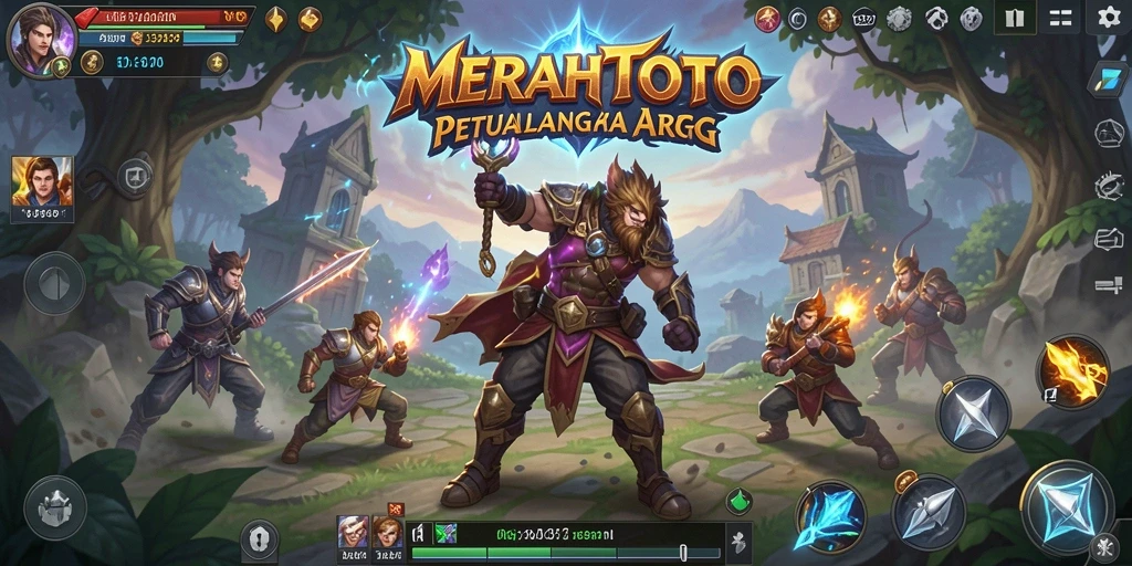 Tampilan gameplay <strong>MERAHTOTO</strong> yang mengasyikkan dan penuh aksi.