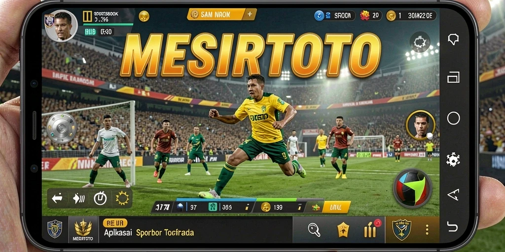 Tampilan antarmuka yang menarik dan gameplay Sportsbook yang seru.