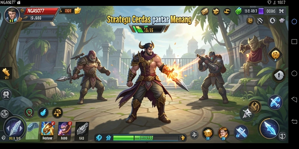 Tampilan gameplay mengesankan NGASO77 dengan aksi strategi yang menarik.