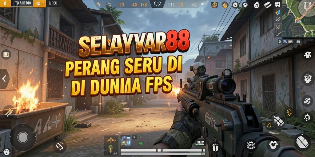 Screenshot utama SELAYAR88 menampilkan aksi pertempuran yang intens di arena.