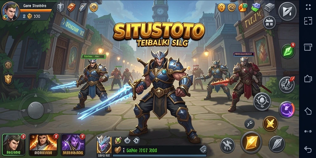 Tangkapan layar gameplay menunjukkan aksi strategis dalam SITUSTOTO.
