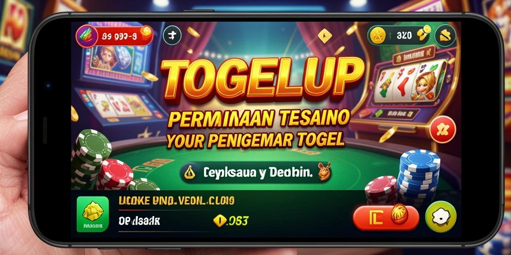 Tampilan gameplay seru dari TOGELUP dengan suasana Kasino yang mendebarkan.